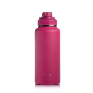 GARRAFA TÉRMICA EM INOX FUCSIA 950ml PACCO