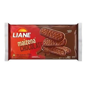 BISCOITO MAIZENA SABOR CHOCOLATE SEM LACTOSE 330g LIANE