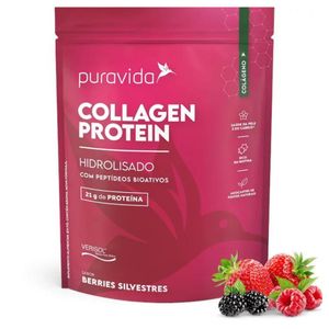 COLLAGEN PROTEIN SABOR BERRIES HIDROLISADO 450g PURAVIDA