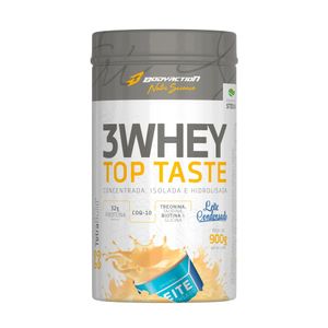 3 WHEY TOP TASTE LEITE CONDENSADO 900g BODYACTION