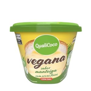 MANTEIGA VEGANA COM ERVAS FINAS COM SAL 200g QUALICOCO