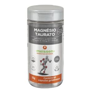 MAGNÉSIO TAURATO 550mg 60 CÁPSULAS MEISSEN