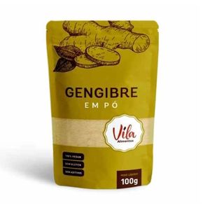 GENGIBRE EM PÓ 100g VILA ALIMENTOS