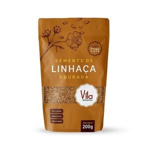 SEMENTE DE LINHAÇA DOURADA 200g VILA ALIMENTOS