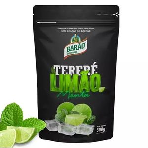 ERVA MATE TERERÉ MENTA E LIMÃO SEM AÇÚCAR EXTRA FORTE 500g BARÃO