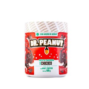 PASTA DE AMENDOIM CHOCOCO COM WHEY 600g DR PEANUT