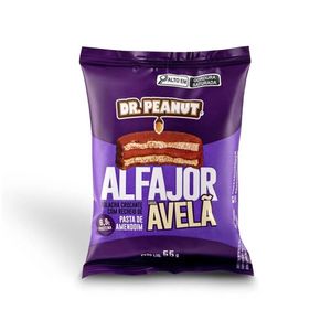 ALFAJOR COM WHEY SABOR AVELÃ 55g DR PEANUT