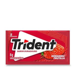 TRIDENT MORANGO SEM AÇÚCAR 8g KRAFT FOODS
