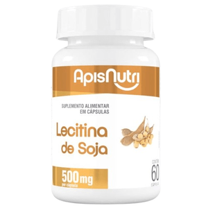 LECITINA DE SOJA 500mg 60 CÁPSULAS APISNUTRI