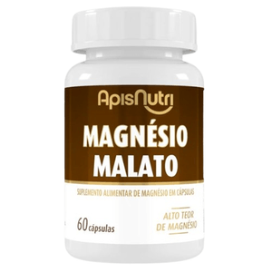MAGNÉSIO MALATO 60 CÁPSULAS APISNUTRI