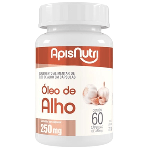 ÓLEO DE ALHO 380mg  60  CÁPSULAS APISNUTRI