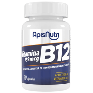 VITAMINA B12 280mg 60 CÁPSULAS APISNUTRI