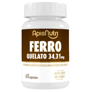 FERRO 280mg  60  CÁPSULAS APISNUTRI