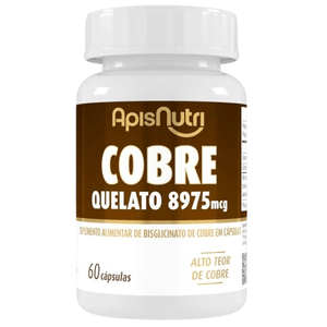 COBRE 280MG 60 CÁPSULAS APISNUTRI