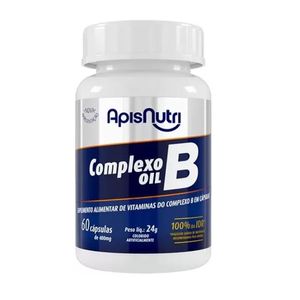 COMPLEXO B 400mg  60  CÁPSULAS APISNUTRI