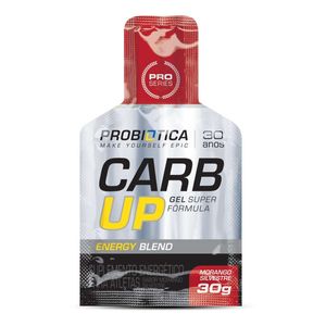 CARB UP GEL SUPER FÓRMULA MORANGO SILVESTRE 30g PROBIÓTICA