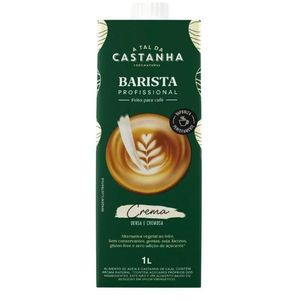 BEBIDA DE CASTANHA DE CAJU E AVEIA BARISTA 1L A TAL DA CASTANHA