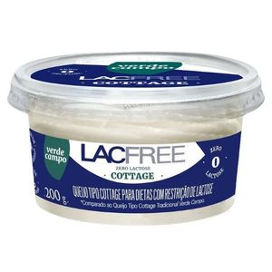 QUEIJO COTTAGE ZERO LACTOSE 200g VERDE CAMPO