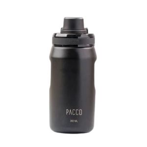 GARRAFA TÉRMICA EM INOX VYTA PRETA 350ml PACCO