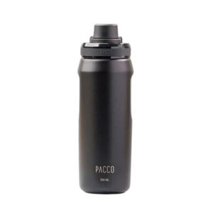 GARRAFA TÉRMICA EM INOX VYTA PRETA 500ml PACCO