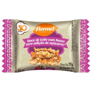 DOCE DE LEITE DIET COM NOZES 20g FLORMEL