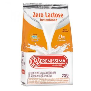LEITE INSTANTÂNEO ZERO LACTOSE 300g LA SERENISSIMA