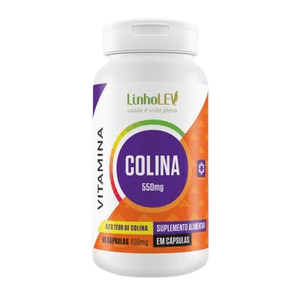 COLINA 400mg 60 CÁPSULAS LINHO LEV