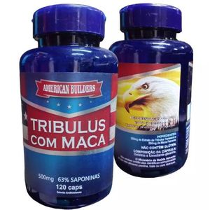 TRIBULUS COM MACA PERUANA  500mg 120 CÁPSULAS AMERICAN BUILDES