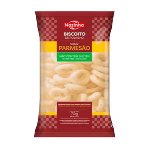 BISCOITO DE POLVILHO SABOR PARMESÃO 70g NAZINHA