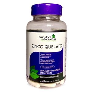 ZINCO QUELATO 400mg 120 CÁPSULAS  ED&DE LINHO LEV