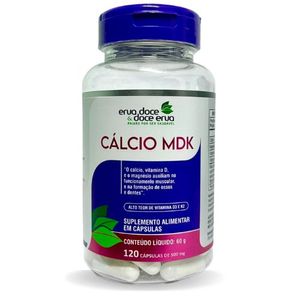 CÁLCIO MDK 500mg 120 CÁPSULAS  ED&DE LINHO LEV