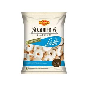 SEQUILHOS SEM GLÚTEN SABOR LEITE 100g NAZINHA