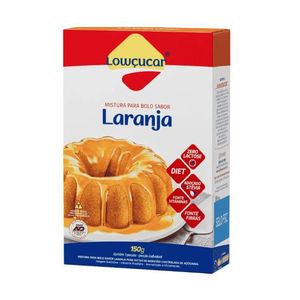 MISTURA PARA BOLO ZERO AÇÚCAR LARANJA 150g LOWÇUCAR
