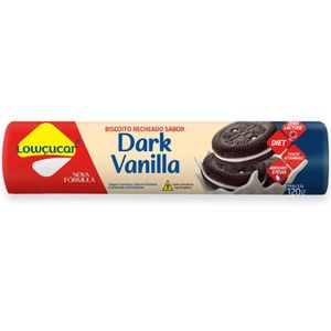 BISCOITO RECHEADO DARK VANILLA ZERO AÇÚCAR 120g LOWÇUCAR