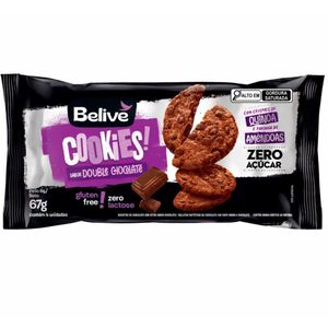 COOKIES DOUBLE CHOCOLATE ZERO 67g BELIVE