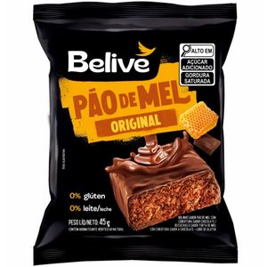 PÃO DE MEL SEM  GLÚTEN 45g BELIVE