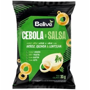 SALGADINHO CEBOLA E SALSA 35g BELIVE