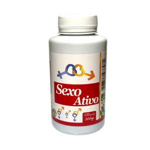 SEXO ATIVO 500mg 120 CÁPSULAS MAX ERVAS