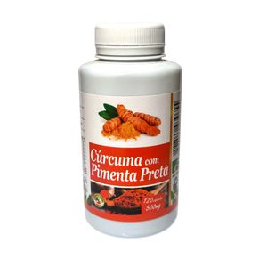 CÚRCUMA COM PIMENTA PRETA 500mg 120 CÁPSULAS MAX ERVAS