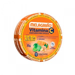 MELAGRIAO PASTILHA COM VITAMINA C SABOR GENGIBRE+MEL+LIMÃO 33g CATARINENSE